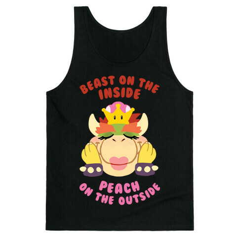 Beast On The Inside, Peach On The Outside Tank Top