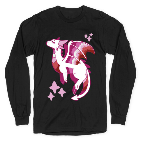 Lesbian Pride Dragon Long Sleeve T-Shirt