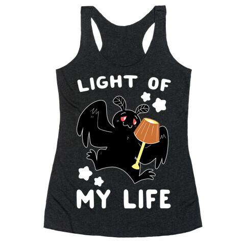 Light of my Life - Mothman and Lamp Racerback Tank Top