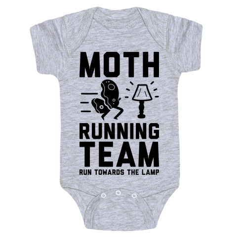 Moth Running Team Baby One-Piece