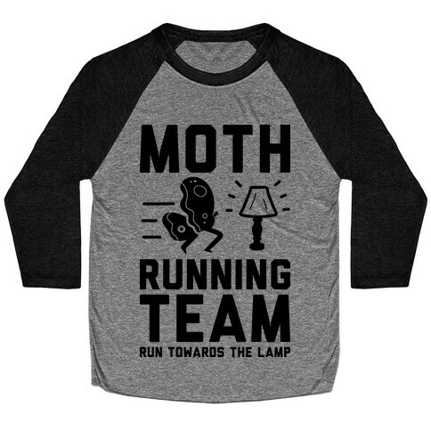 Moth Running Team Baseball Tee