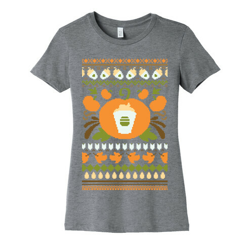 Ugly Pumpkin Spice Sweater Womens T-Shirt