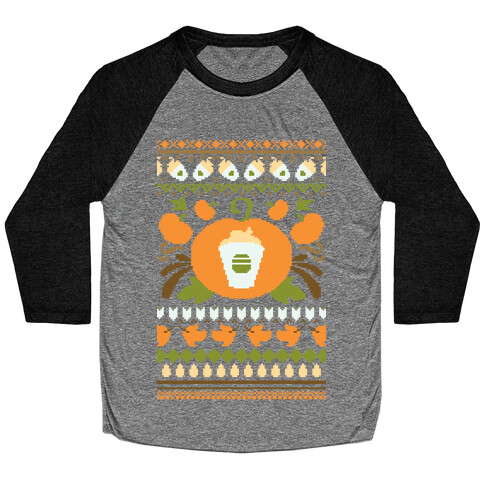 Ugly Pumpkin Spice Sweater Baseball Tee