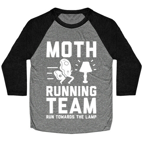 Moth Running Team Baseball Tee