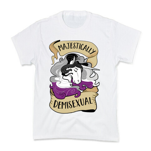 Majestically Demisexual Unicorn Kids T-Shirt