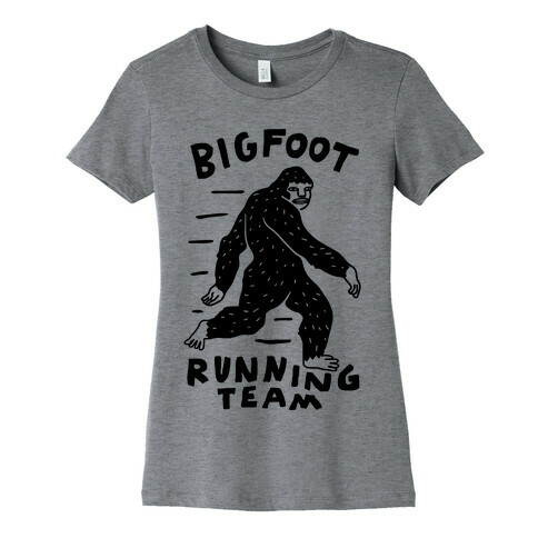 Bigfoot Running Team Womens T-Shirt