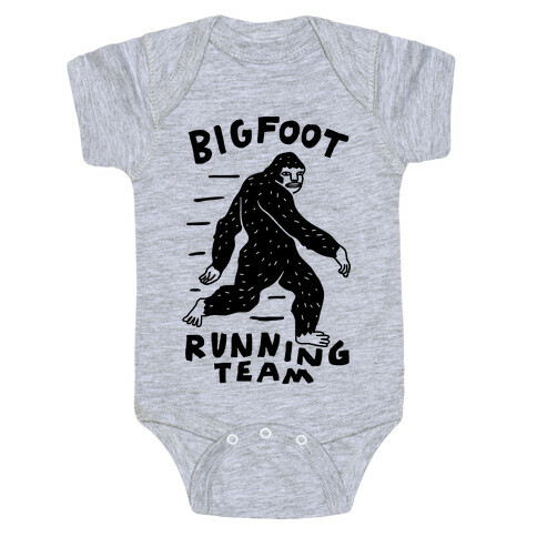 Bigfoot Running Team Baby One-Piece