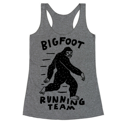 Bigfoot Running Team Racerback Tank Top