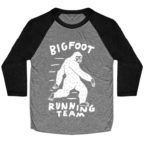 Bigfoot Running Team Baseball Tee