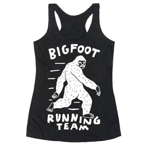 Bigfoot Running Team Racerback Tank Top