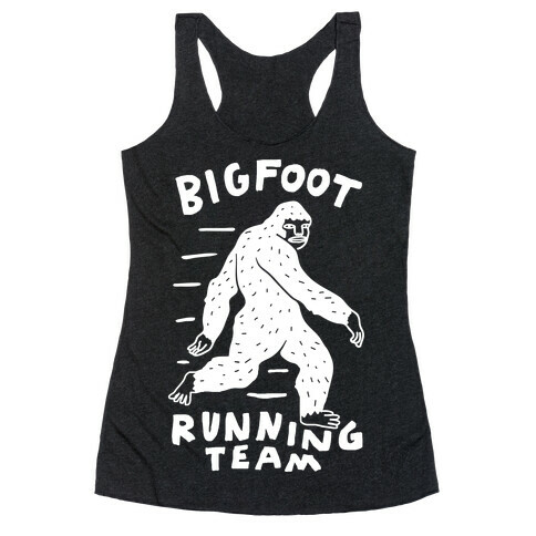 Bigfoot Running Team Racerback Tank Top