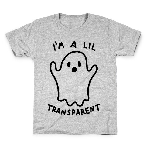 I'm A Lil Transparent Ghost Kids T-Shirt