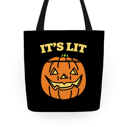 It's Lit Jack O' Lantern Tote