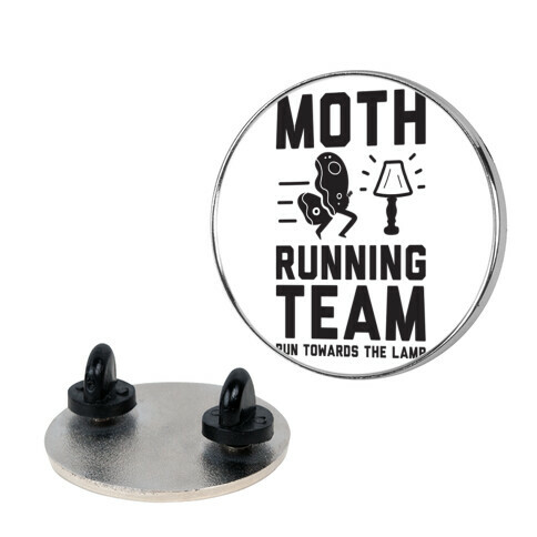 Moth Running Team Pin