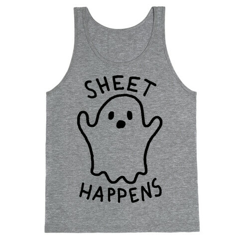 Sheet Happens Ghost Tank Top