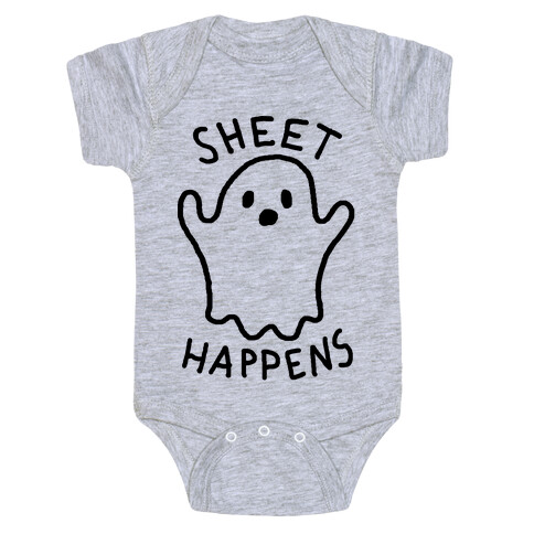 Sheet Happens Ghost Baby One-Piece