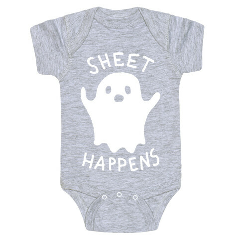 Sheet Happens Ghost Baby One-Piece