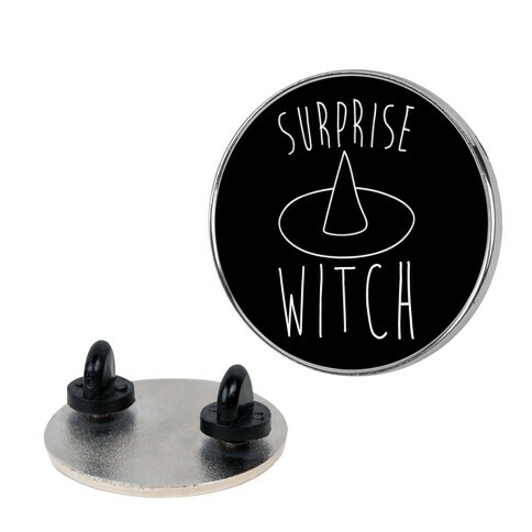 Surprise Witch Parody Pin