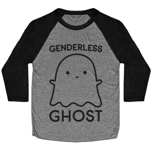 Genderless Ghost Baseball Tee