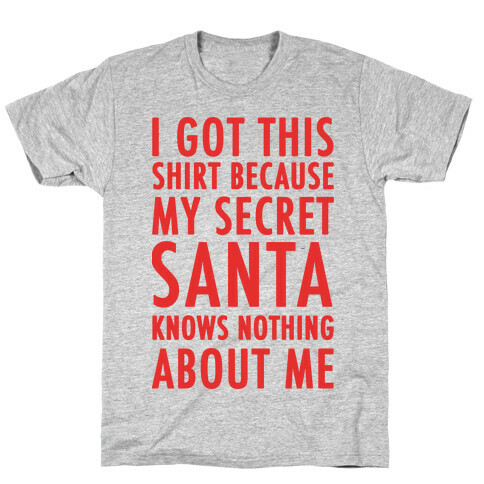 Secret Santa Shirt T-Shirt