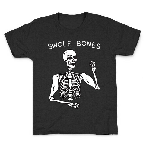 Swole Bones Skeleton Kids T-Shirt