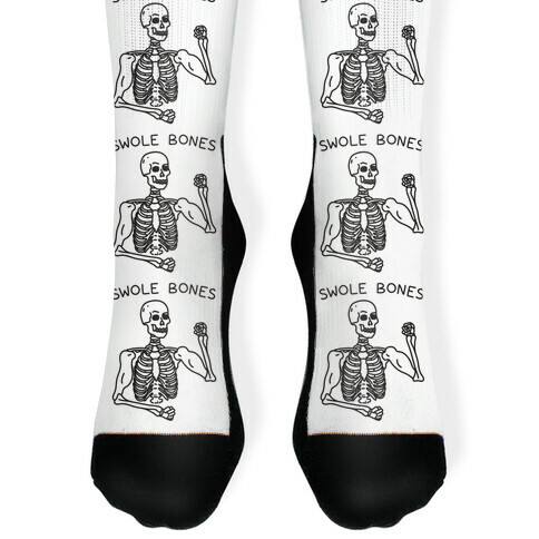 Swole Bones Skeleton Sock