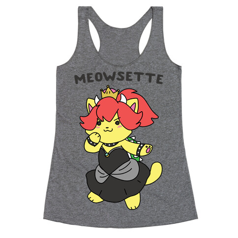 Meowsette Racerback Tank Top