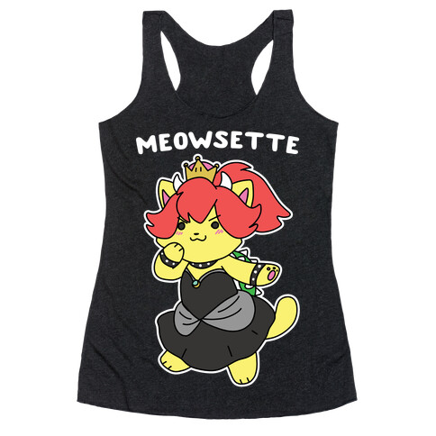 Meowsette Racerback Tank Top