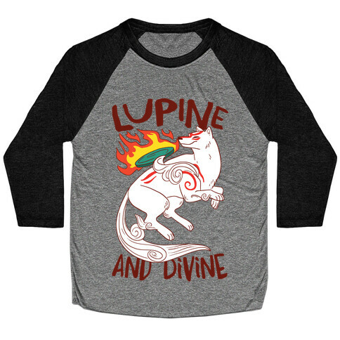Lupine and Divine  Baseball Tee