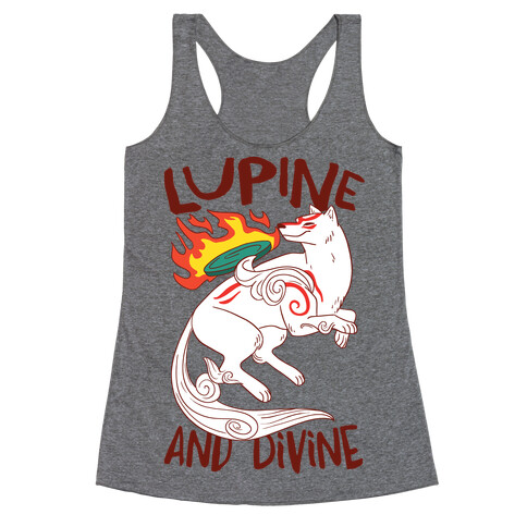 Lupine and Divine  Racerback Tank Top