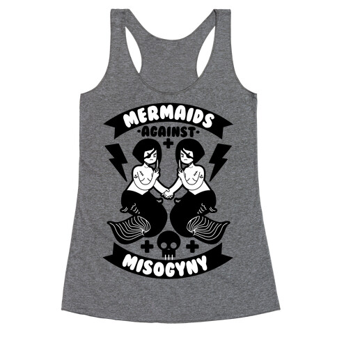 Mermaids Against Misogyny Racerback Tank Top