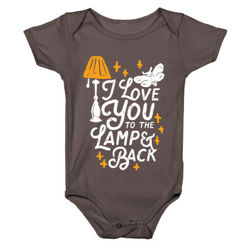 I Love You to the Lamp and Back Baby One-Piece