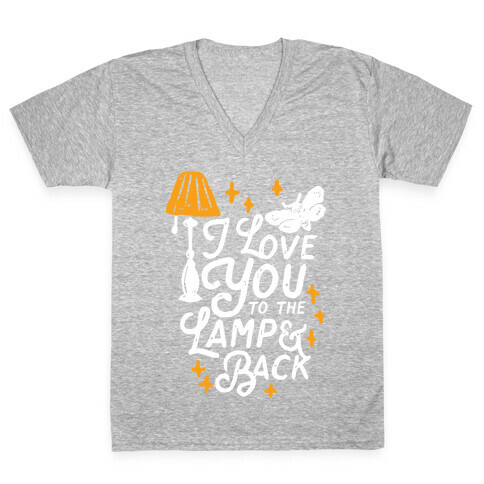 I Love You to the Lamp and Back V-Neck Tee Shirt