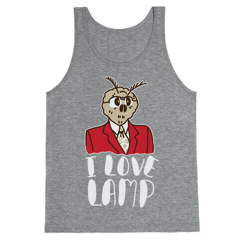 Moth Loves Lamp  Tank Top