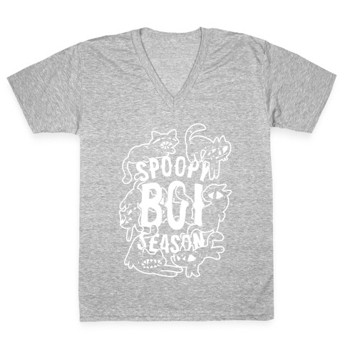 Spoopy Boi Season V-Neck Tee Shirt