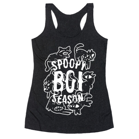 Spoopy Boi Season Racerback Tank Top