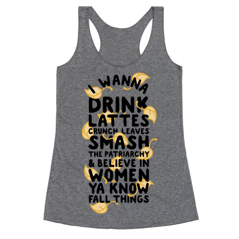 Ya Know Fall Things Racerback Tank Top