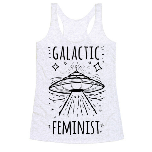Galactic Feminist Racerback Tank Top