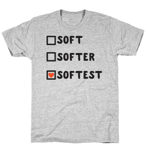 Soft Softer Softest Check list T-Shirt