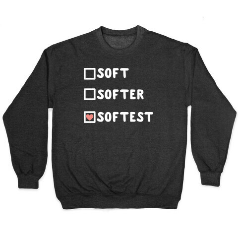 Soft Softer Softest Check list Pullover