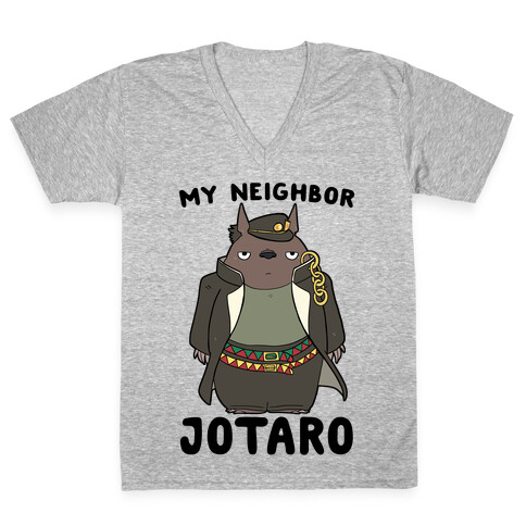 My Neighbor Jotaro V-Neck Tee Shirt