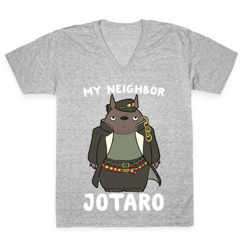 My Neighbor Jotaro V-Neck Tee Shirt