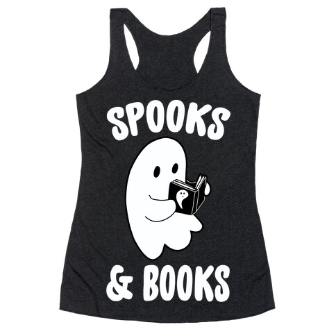 Spooks and Books Racerback Tank Top