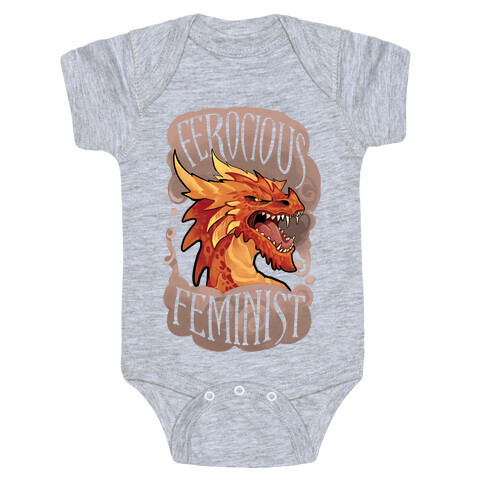 Ferocious Feminist Baby One-Piece