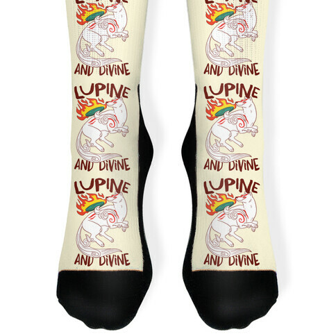 Lupine and Divine  Sock