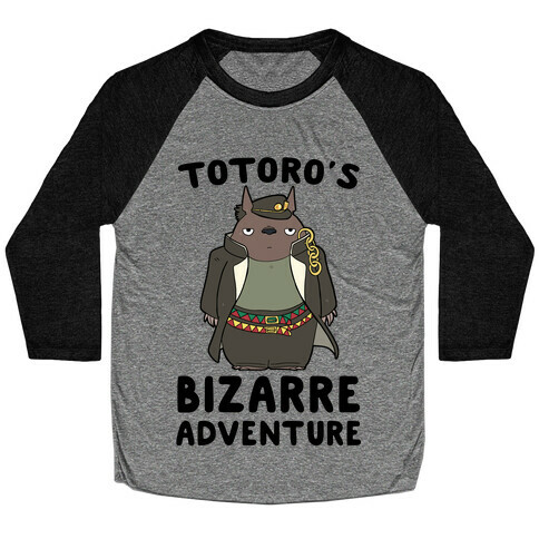 Totoro's Bizarre Adventure  Baseball Tee