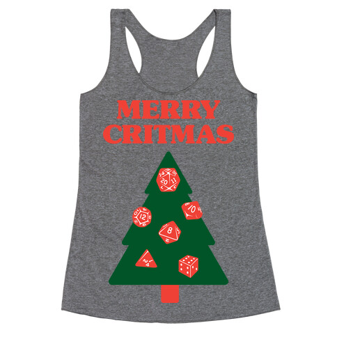 Merry Critmas Racerback Tank Top