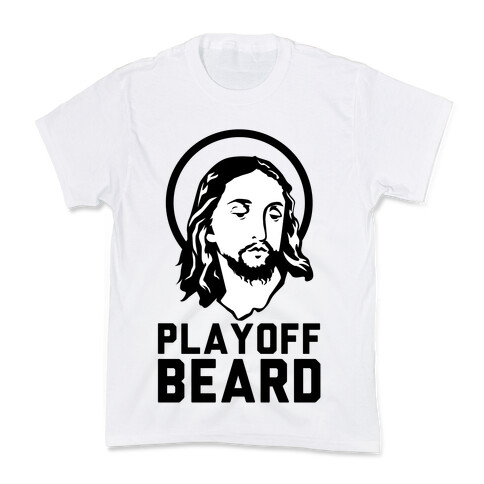 Jesus Playoff Beard Kids T-Shirt