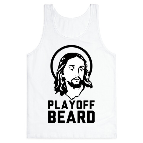 Jesus Playoff Beard Tank Top