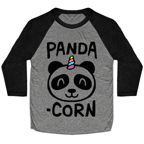 Panda-Corn Baseball Tee